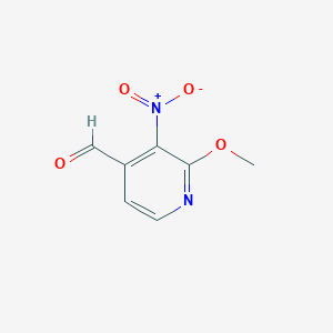 B1586392 2-Methoxy-3-nitropyridine-4-carbaldehyde CAS No. 221349-76-4