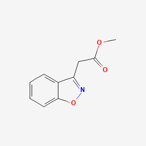 molecular formula C10H9NO3 B1586394 Methyl 2-(1,2-benzisoxazol-3-yl)acetate CAS No. 59899-89-7