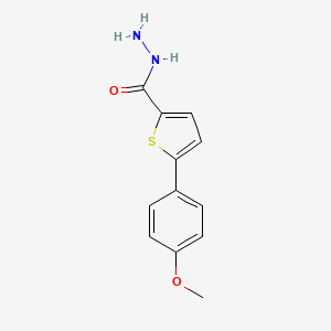 molecular formula C12H12N2O2S B1586397 5-(4-甲氧基苯基)噻吩-2-甲酰肼 CAS No. 69202-24-0