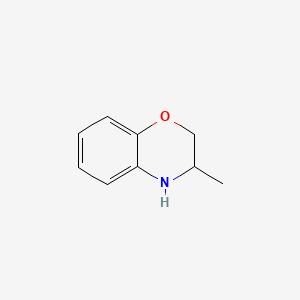 molecular formula C9H11NO B1586398 3-甲基-3,4-二氢-2H-1,4-苯并恶嗪 CAS No. 32329-20-7