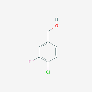 molecular formula C7H6ClFO B1586404 4-Chloro-3-fluorobenzyl alcohol CAS No. 202925-10-8