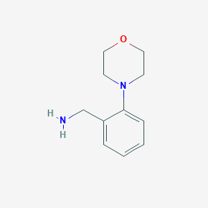 molecular formula C11H16N2O B1586422 2-吗啉基苄胺 CAS No. 204078-48-8