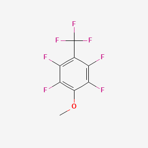 molecular formula C8H3F7O B1586429 1,2,4,5-四氟-3-甲氧基-6-(三氟甲基)苯 CAS No. 20867-94-1