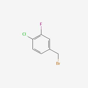 molecular formula C7H5BrClF B1586432 4-氯-3-氟苄基溴 CAS No. 206362-80-3