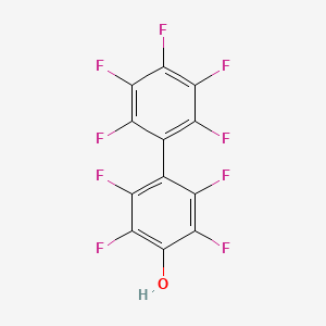 molecular formula C12HF9O B1586435 2,3,5,6-四氟-4-(五氟苯基)苯酚 CAS No. 2894-87-3