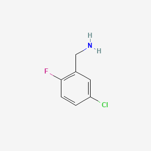 molecular formula C7H7ClFN B1586447 5-氯-2-氟苄胺 CAS No. 261723-26-6