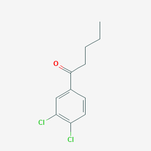 molecular formula C11H12Cl2O B1586451 1-(3,4-二氯苯基)戊酮 CAS No. 68120-72-9