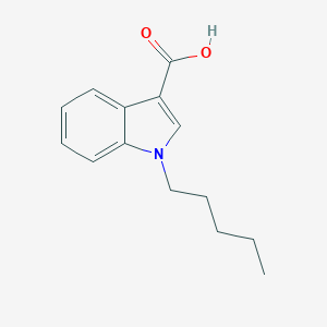 molecular formula C14H17NO2 B158646 1-pentyl-1H-indole-3-carboxylic acid CAS No. 727421-73-0