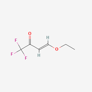molecular formula C6H7F3O2 B1586470 4-乙氧基-1,1,1-三氟-3-丁烯-2-酮 CAS No. 59938-06-6