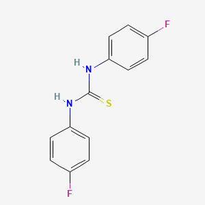 molecular formula C13H10F2N2S B1586484 N,N'-双(4-氟苯基)硫脲 CAS No. 404-52-4