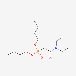 molecular formula C14H30NO4P B1586485 2-二丁氧基膦酰基-N,N-二乙基乙酰胺 CAS No. 7439-68-1