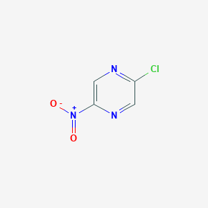 molecular formula C4H2ClN3O2 B1586499 2-氯-5-硝基吡嗪 CAS No. 87885-45-8