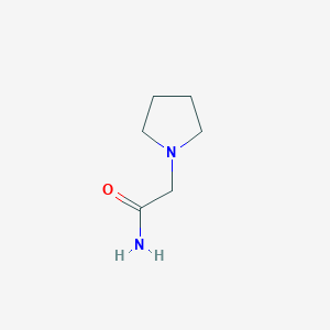 molecular formula C6H12N2O B158650 1-Pyrrolidineacetamide CAS No. 1804-94-0