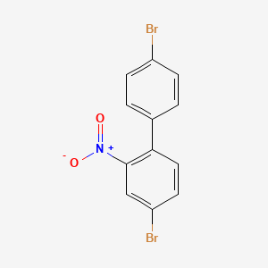 molecular formula C12H7Br2NO2 B1586503 4,4'-二溴-2-硝基-1,1'-联苯 CAS No. 439797-69-0