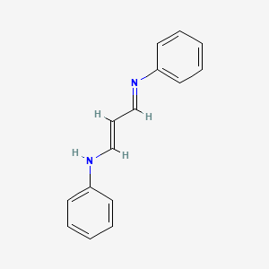molecular formula C15H14N2 B1586505 3-苯胺基丙烯醛苯胺 CAS No. 4485-89-6