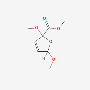 molecular formula C8H12O5 B1586513 2,5-二氢-2,5-二甲氧基-2-呋喃甲酸甲酯 CAS No. 62435-72-7