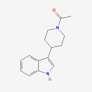 molecular formula C15H18N2O B1586518 1-[4-(1H-indol-3-yl)piperidino]ethan-1-one CAS No. 30030-83-2