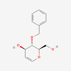 molecular formula C13H16O4 B1586529 4-O-Benzyl-D-glucal CAS No. 58871-11-7
