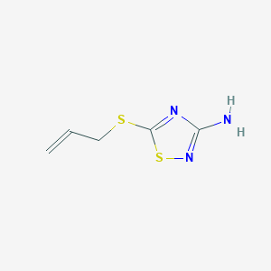 B1586542 3-Amino-5-allylthio-1,2,4-thiadiazole CAS No. 60093-12-1