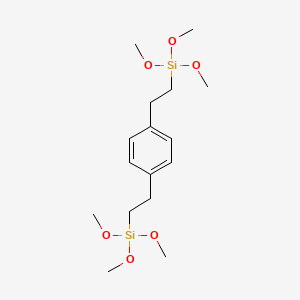 B1586545 Trimethoxy-[2-[4-(2-trimethoxysilylethyl)phenyl]ethyl]silane CAS No. 58298-01-4