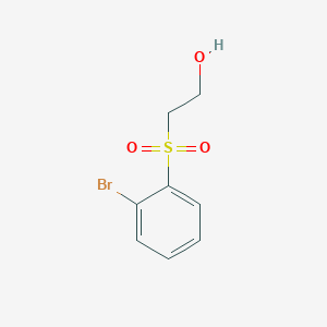 molecular formula C8H9BrO3S B1586546 2-(2-溴苯基)磺酰乙醇 CAS No. 685892-17-5