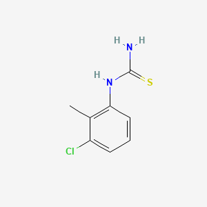 molecular formula C8H9ClN2S B1586550 1-(3-氯-2-甲基苯基)-2-硫脲 CAS No. 63980-70-1