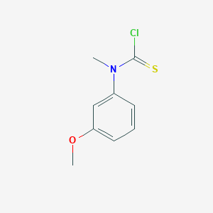 B1586564 N-(3-methoxyphenyl)-N-methylcarbamothioyl chloride CAS No. 83508-58-1