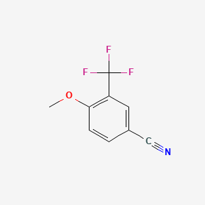 molecular formula C9H6F3NO B1586608 4-甲氧基-3-(三氟甲基)苯甲腈 CAS No. 261951-87-5