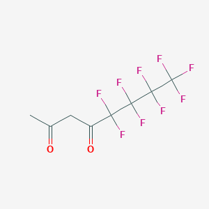 molecular formula C8H5F9O2 B1586611 5,5,6,6,7,7,8,8,8-壬氟辛烷-2,4-二酮 CAS No. 355-84-0