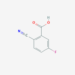 molecular formula C8H4FNO2 B1586625 2-Cyano-5-fluorobenzoic acid CAS No. 518070-24-1