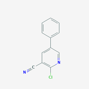 B158663 2-Chloro-5-phenylnicotinonitrile CAS No. 10177-10-3