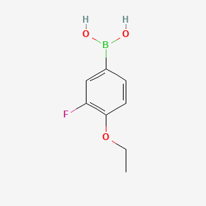 molecular formula C8H10BFO3 B1586633 4-乙氧基-3-氟苯硼酸 CAS No. 279263-10-4