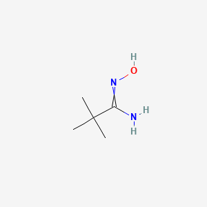 molecular formula C5H12N2O B1586640 N'-hydroxy-2,2-dimethylpropanimidamide CAS No. 42956-75-2