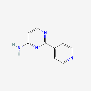 molecular formula C9H8N4 B1586647 2-(吡啶-4-基)嘧啶-4-胺 CAS No. 61310-29-0