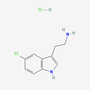 molecular formula C10H12Cl2N2 B1586652 5-Chlorotryptamine Hydrochloride CAS No. 942-26-7