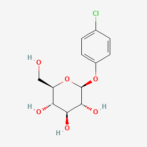 molecular formula C12H15ClO6 B1586654 4-Chlorophenyl-beta-D-glucopyranoside CAS No. 4756-30-3