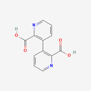 molecular formula C12H8N2O4 B1586665 [3,3'-联吡啶]-2,2'-二羧酸 CAS No. 3723-32-8