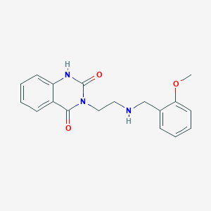 B158667 3-(2-((2-Methoxybenzyl)amino)ethyl)quinazoline-2,4(1H,3H)-dione CAS No. 1028307-48-3