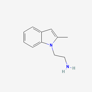 molecular formula C11H14N2 B1586689 2-(2-甲基-1H-吲哚-1-基)乙胺 CAS No. 883535-89-5