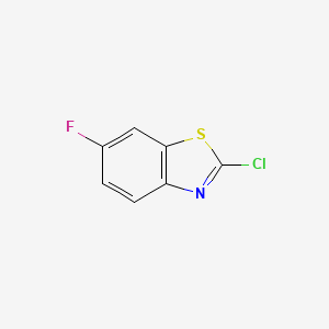molecular formula C7H3ClFNS B1586690 2-氯-6-氟苯并[d]噻唑 CAS No. 399-74-6