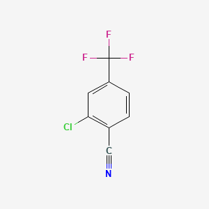 molecular formula C8H3ClF3N B1586712 2-氯-4-(三氟甲基)苯甲腈 CAS No. 1813-33-8
