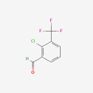 molecular formula C8H4ClF3O B1586713 2-Chloro-3-(trifluoromethyl)benzaldehyde CAS No. 93118-03-7
