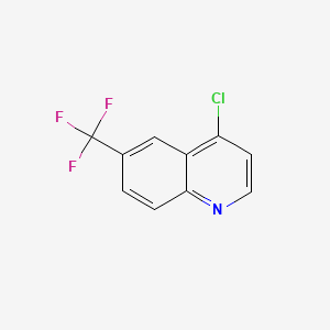 molecular formula C10H5ClF3N B1586716 4-Chloro-6-(trifluoromethyl)quinoline CAS No. 49713-56-6