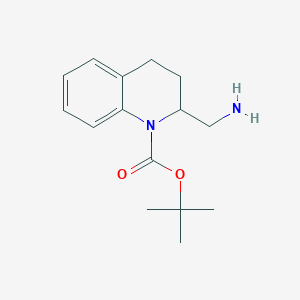 molecular formula C15H22N2O2 B1586724 2-Aminomethyl-1-N-Boc-1,2,3,4-tetrahydroquinoline CAS No. 811842-15-6