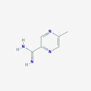molecular formula C6H8N4 B1586733 5-甲基吡嗪-2-甲酰胺基酰胺 CAS No. 725234-33-3