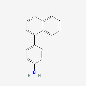B1586734 Benzenamine, 4-(1-naphthalenyl)- CAS No. 125404-00-4