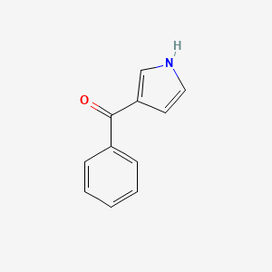 molecular formula C11H9NO B1586747 苯基(1H-吡咯-3-基)甲酮 CAS No. 7126-41-2