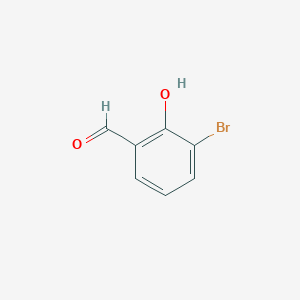 molecular formula C7H5BrO2 B158676 3-溴-2-羟基苯甲醛 CAS No. 1829-34-1