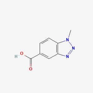 molecular formula C8H7N3O2 B1586762 1-甲基-1H-1,2,3-苯并三唑-5-甲酸 CAS No. 305381-67-3