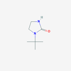 molecular formula C7H14N2O B1586775 1-叔丁基-2-咪唑烷酮 CAS No. 92075-16-6